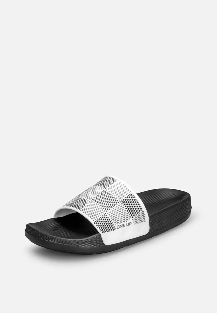 Discount on ONE UP  shoes - SKU: Luxe Slides Men's Slides
