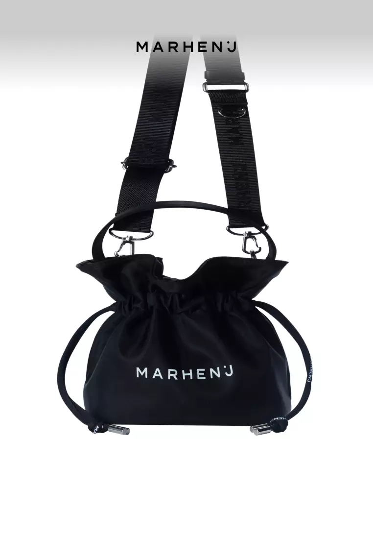 CHARRON Nylon Crossbody Bag Black