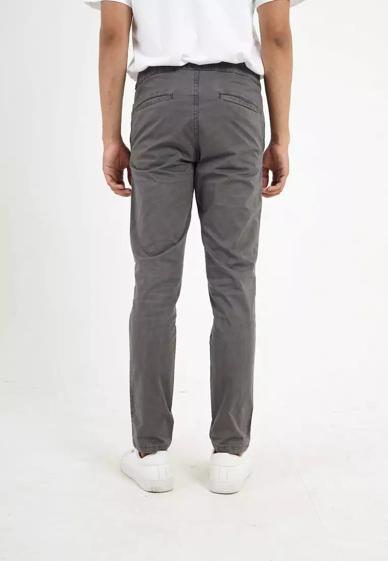 3Second Men's Long Pants Slim Fit Twill OL-C041124