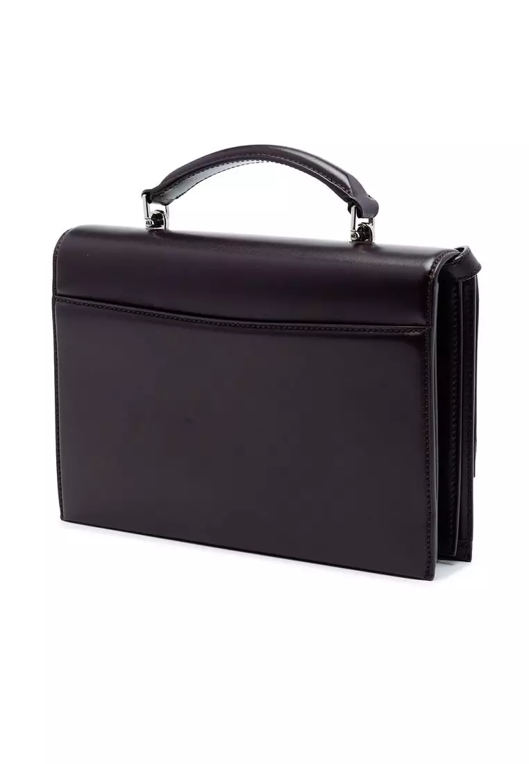 Pre-Loved Saint Laurent Leather Babylone Top Handle Bag