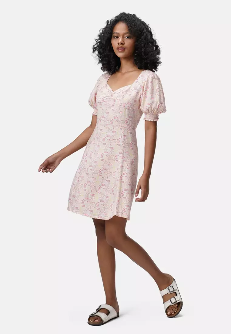 Confetti Print Short Dress