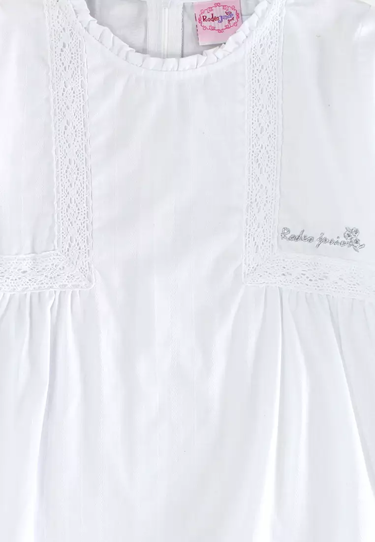 Long Sleeves Blouse/ Blus Lengan Panjang Anak/ Rodeo Junior Girl Nature Tones