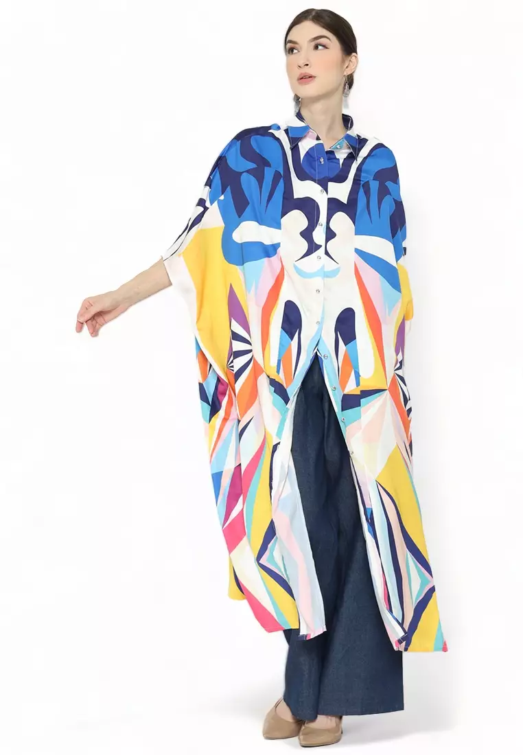 Kanzi Collared Kaftan