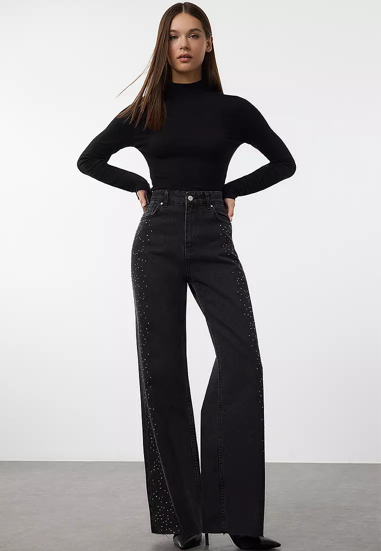 High Waist Wide Leg Jeans