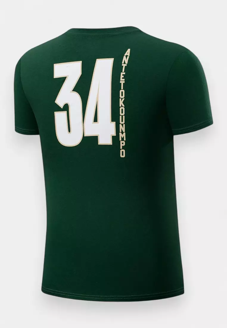 Milwaukee Bucks Giannis Antetokounmpo #34 T-Shirt for Kids Core Collection