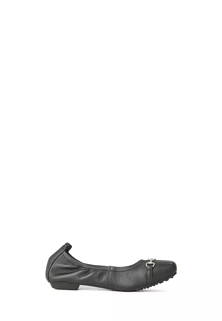 Discount on BONIA  shoes - SKU: Black Pasqelina Ballerinas