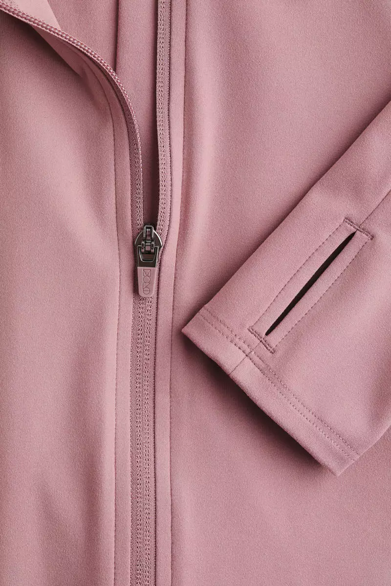 Zip-through sports jacket with SoftMove™