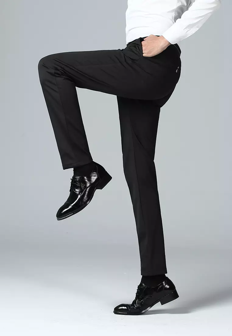 Elastic Slim Fit Pants WL19-030H
