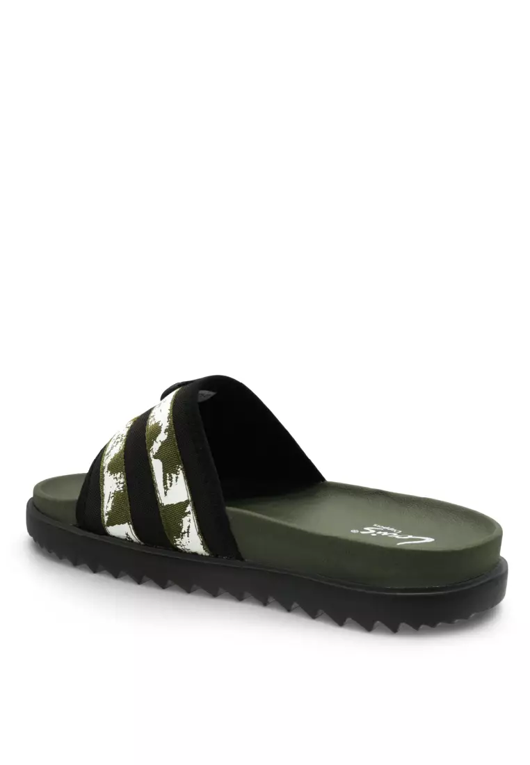 Men Slip On Faux Leather Classic Casual Sandals - 260141279
