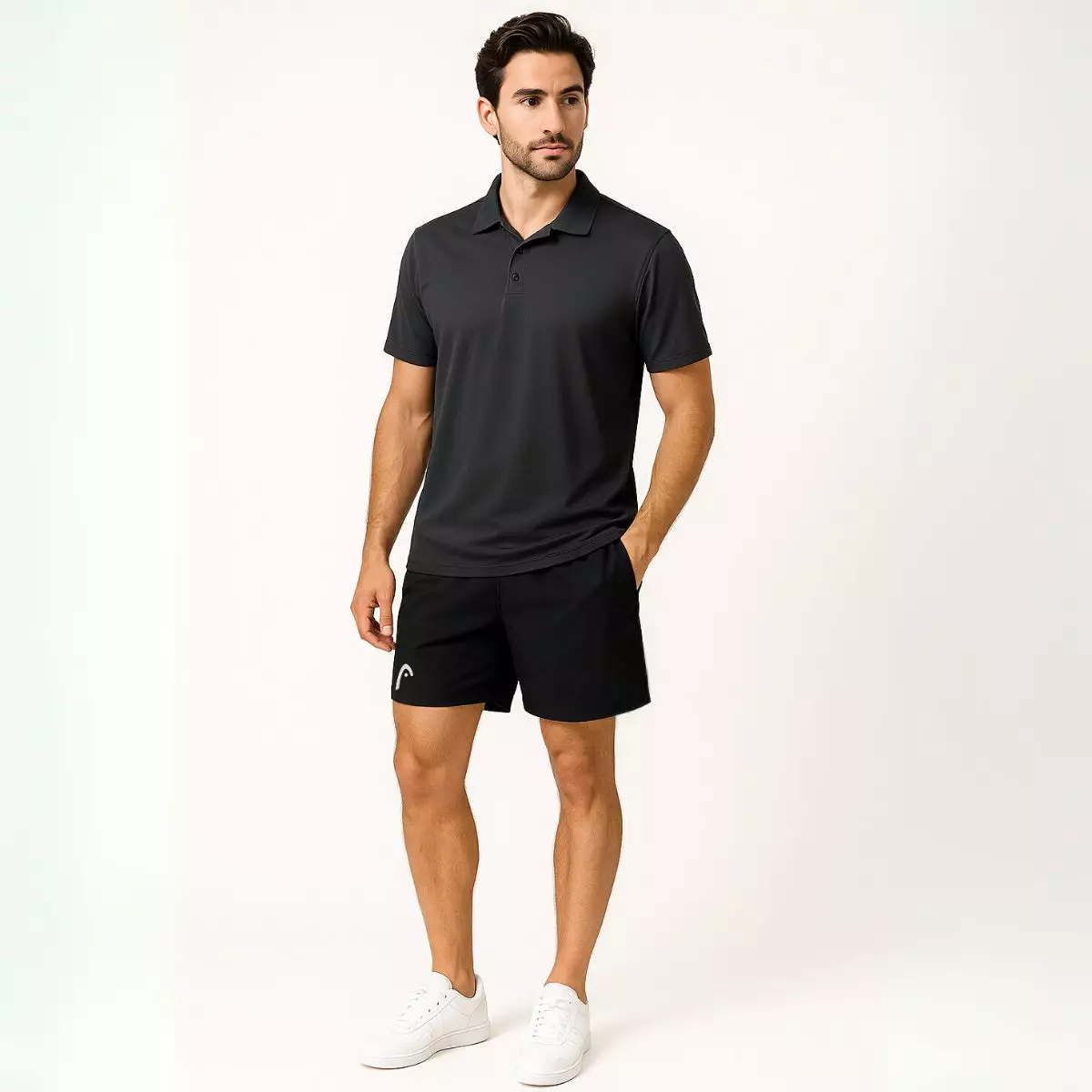 HEAD Men Shorts - Celana Pendek Pria (Hitam)