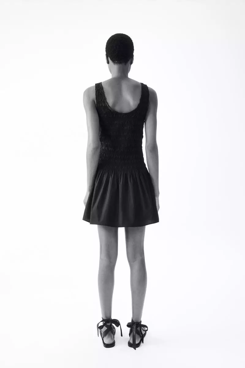 Smocked cotton dress