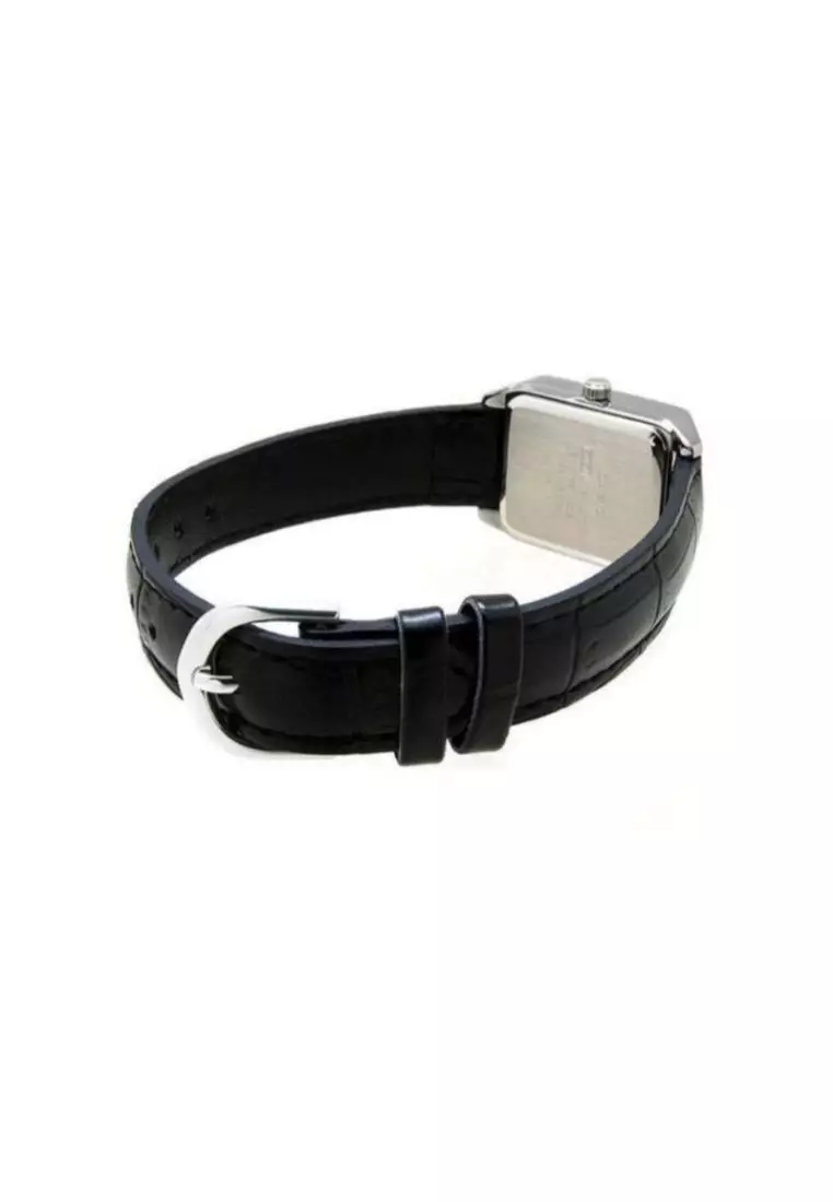 Women's Analog Watch LTP-V007L-1B Black Leather Band Watch for ladies