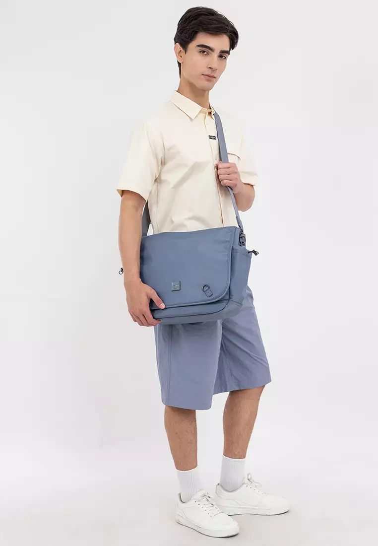 Buy Marithe + Francois Girbaud Men's NEU Messenger Bag Cloud Blue