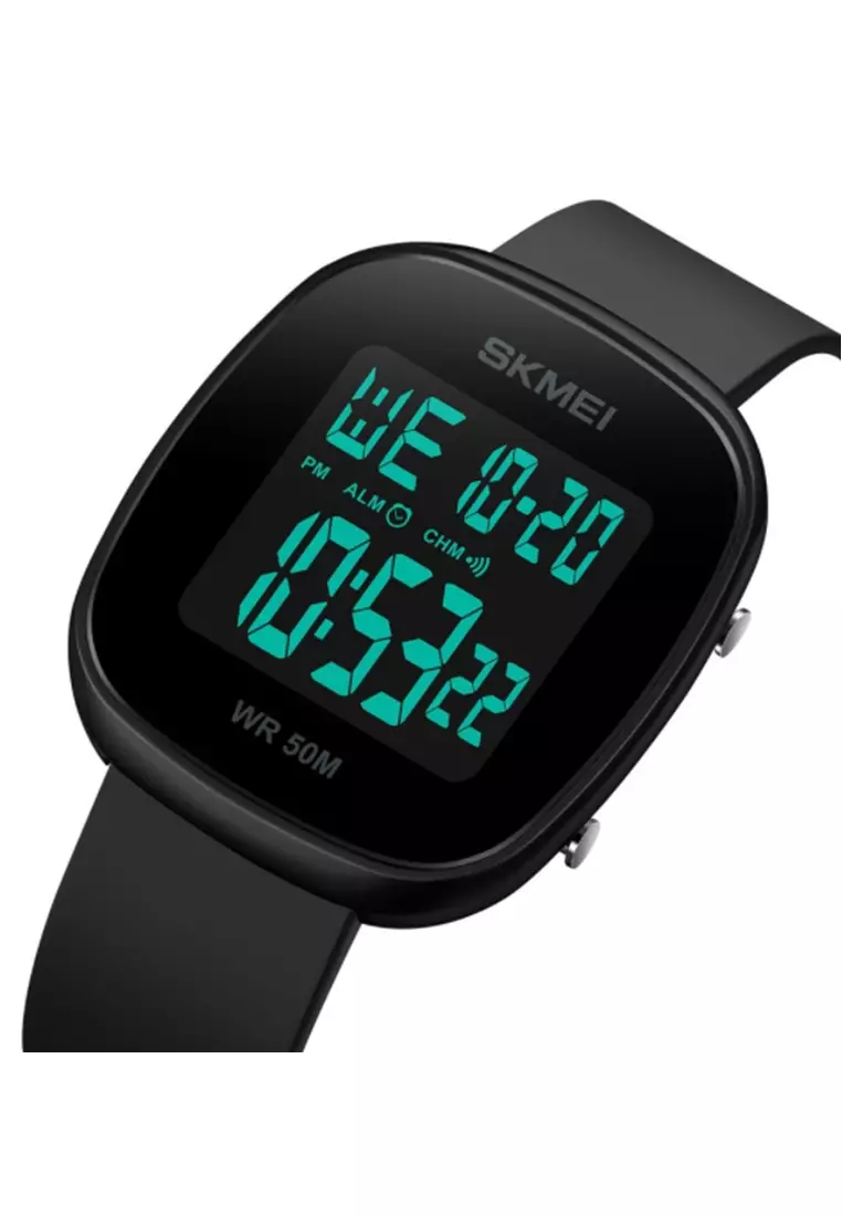 Jam Tangan Digital Pria Waterproof Many Function Strap Tali Material Silicone BY98 ORIGINAL