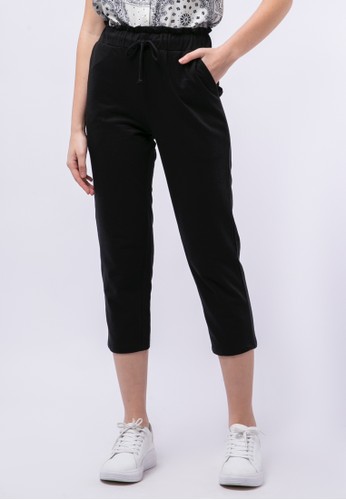 COLORBOX black Paperbag Jogger Pants 0A13EAAF7EBE2CGS_1