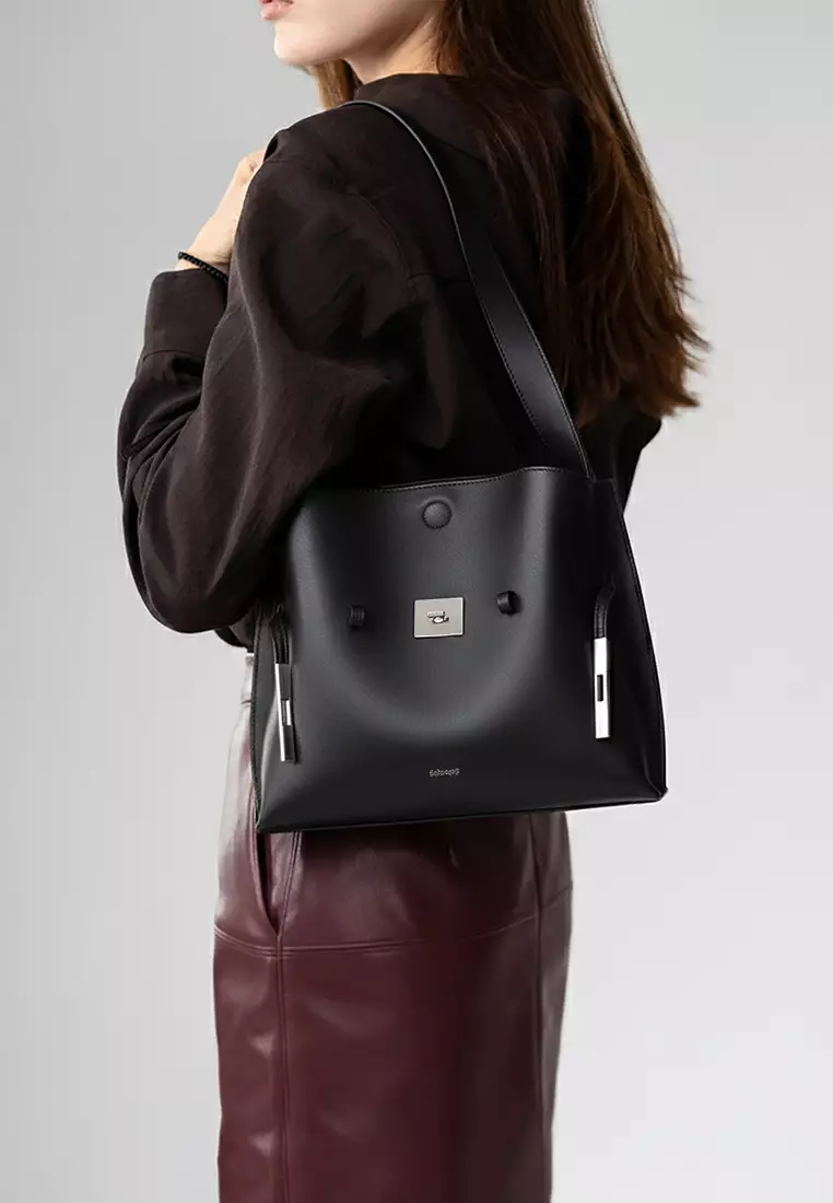 SAOI Belt Tote II Small - Black