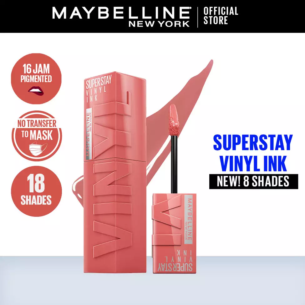Jual Maybelline Maybelline Superstay Vinyl Ink - 100 Charmed Original 2024