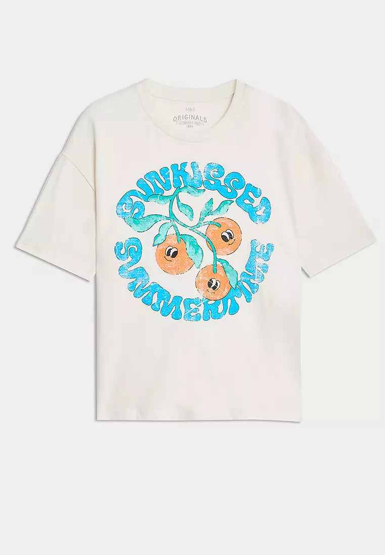 Pure Cotton Graphic T-Shirt