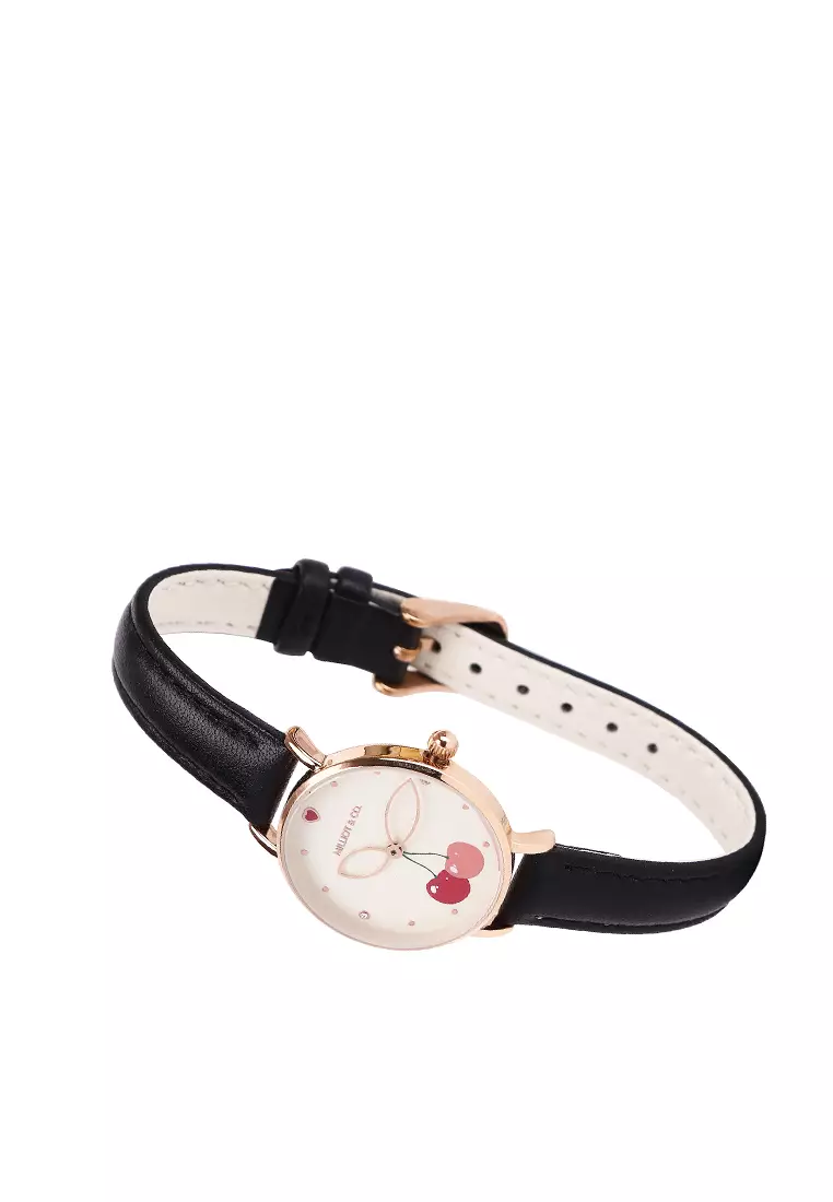 Buy Milliot & Co. Chloe Rose Gold Leather Analog Watch with Bangle Set 2024  Online | ZALORA Philippines