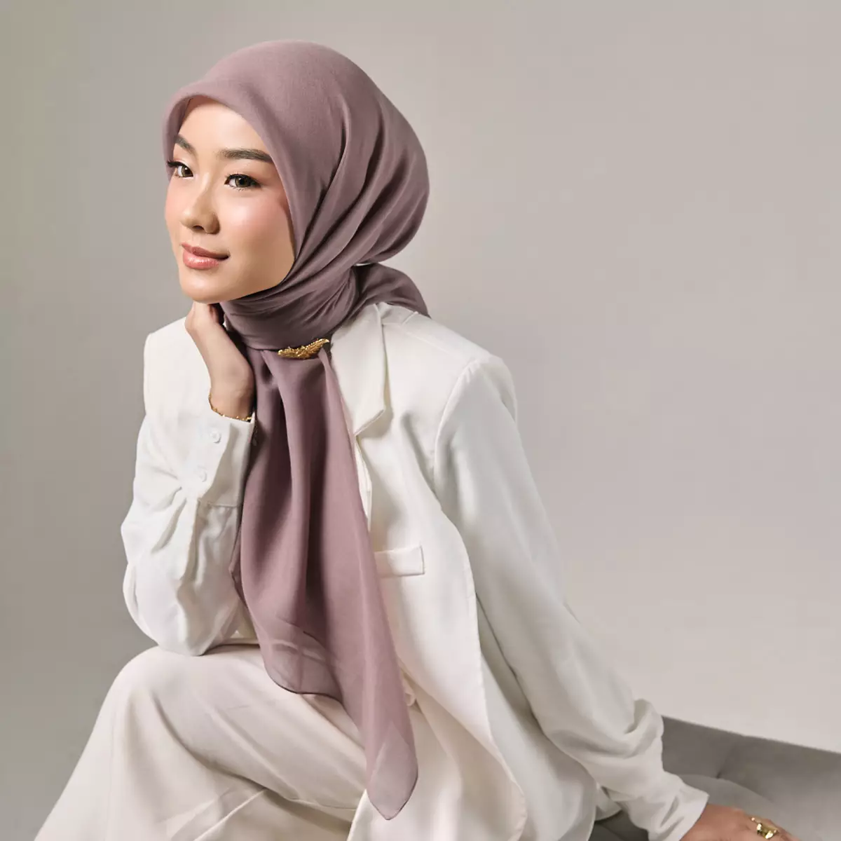 [New Collectio] ZM Zaskia Mecca - Hijab Paris Premium Parissa Mulberry | Bahan Adem, Fine Stitch, Mudah Dibentuk & Classy