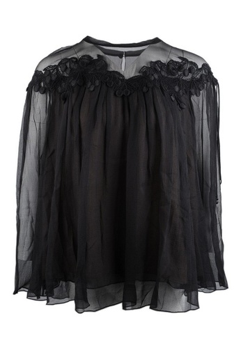 Chloé black Chloe Knitted Chetty Top in Black CFEF2AAE59ABBEGS_1