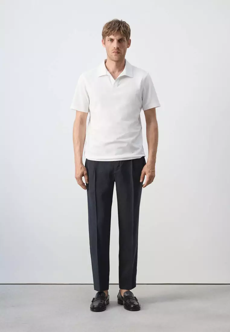 Slim Fit Piqué Polo Shirt