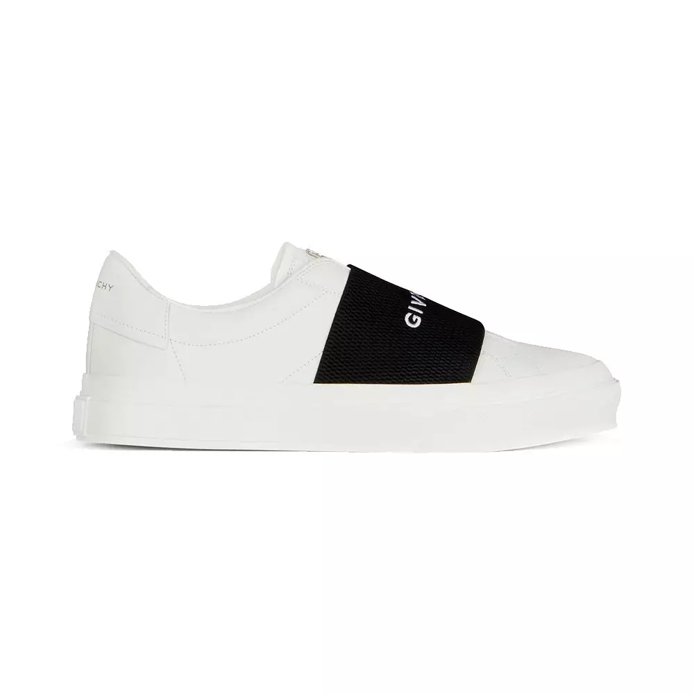 Jual Givenchy Givenchy Sneakers in Leather with Webbing White Black ...
