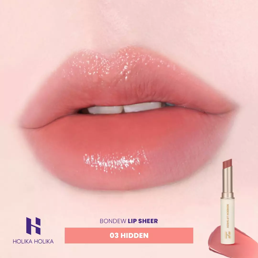Holika Holika Bondew Lip Sheer (Tarose Collection) 03 Hidden | Melting Lip Shine