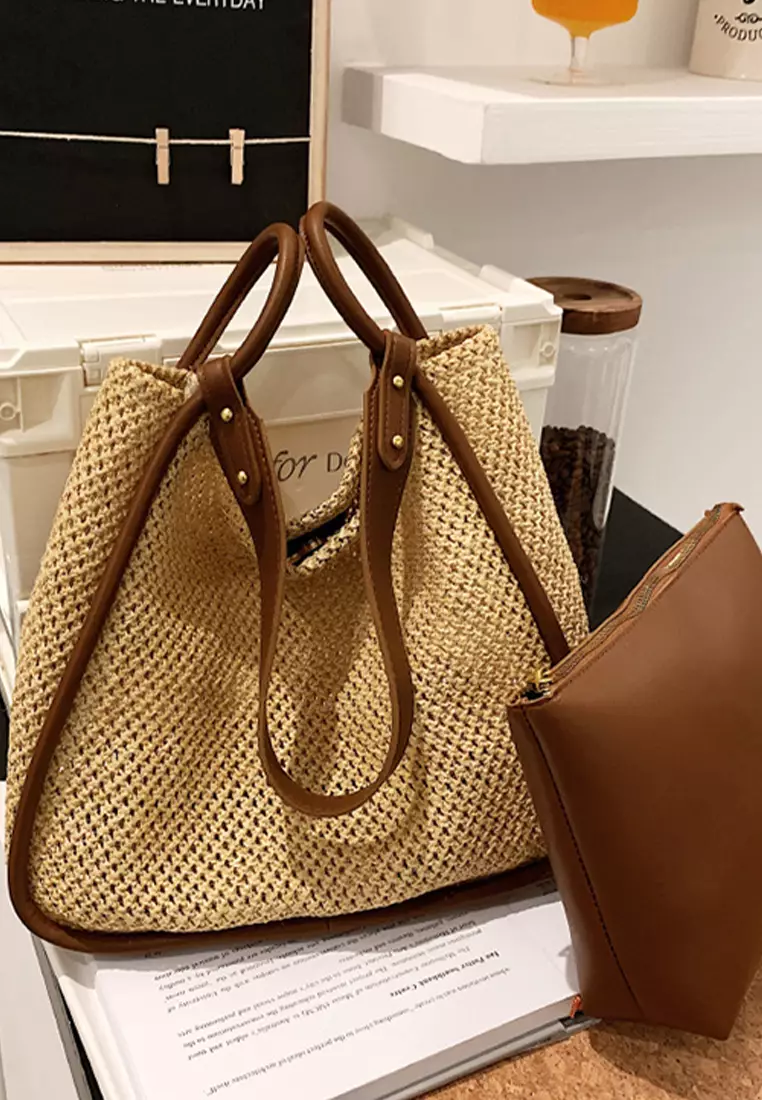 New Women Large Capacity Shopping Bag Tote Bag CA080706