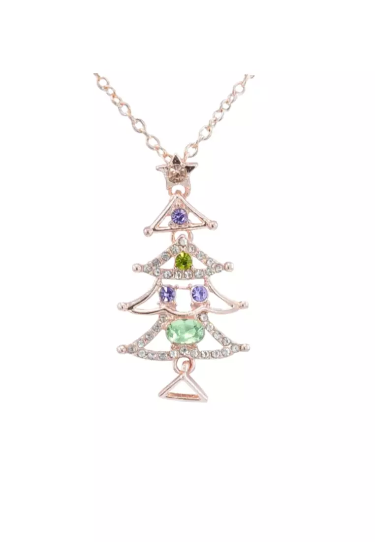 Christmas deals tree necklace