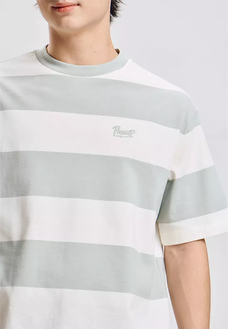 Penshoppe Relaxed Striped T-shirt