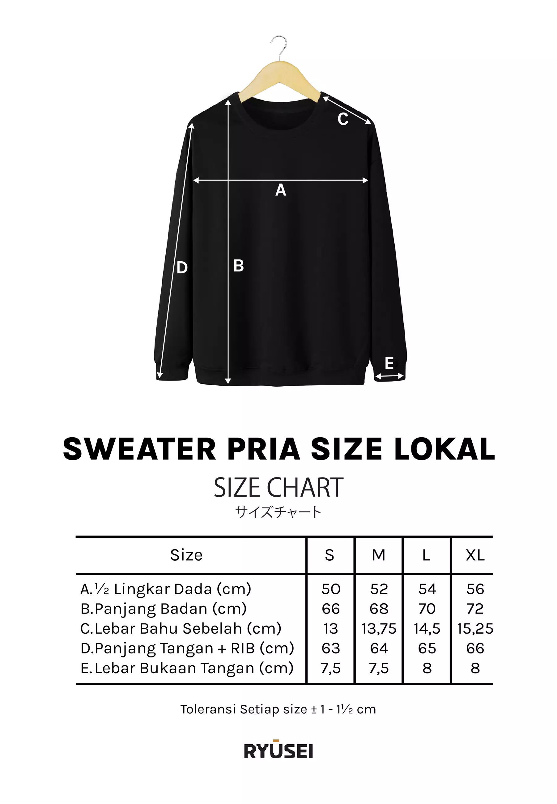 Ryusei Sweater Turtleneck Nandito Black