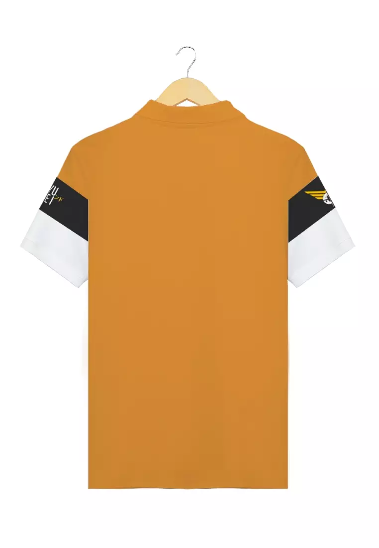 Ryusei Polo Pria Atsuto Combo Mustard