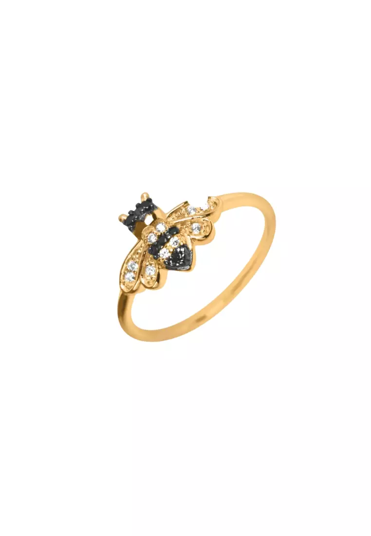 Vermeil Bee Ring