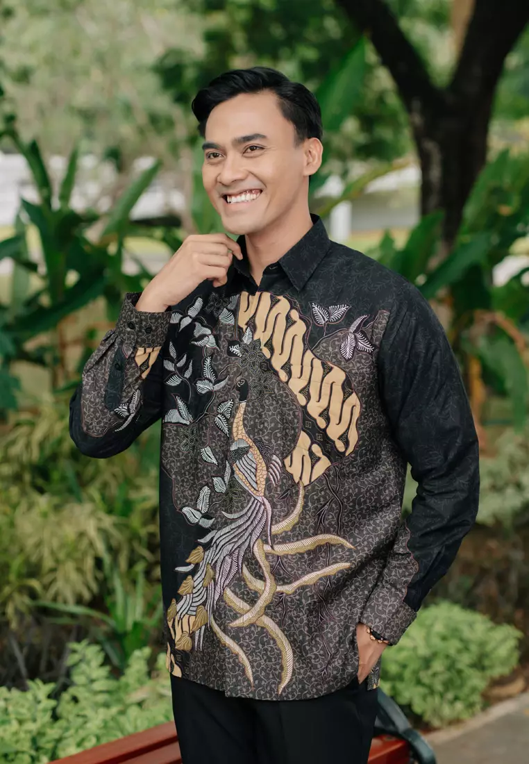 Hadinata Batik Kemeja Panjang Furing Superfine Rohan Roshni