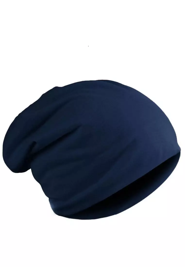 Jumpt Beanie Unisex Winter SImple Design Material Fabric ORIGINAL - Blue