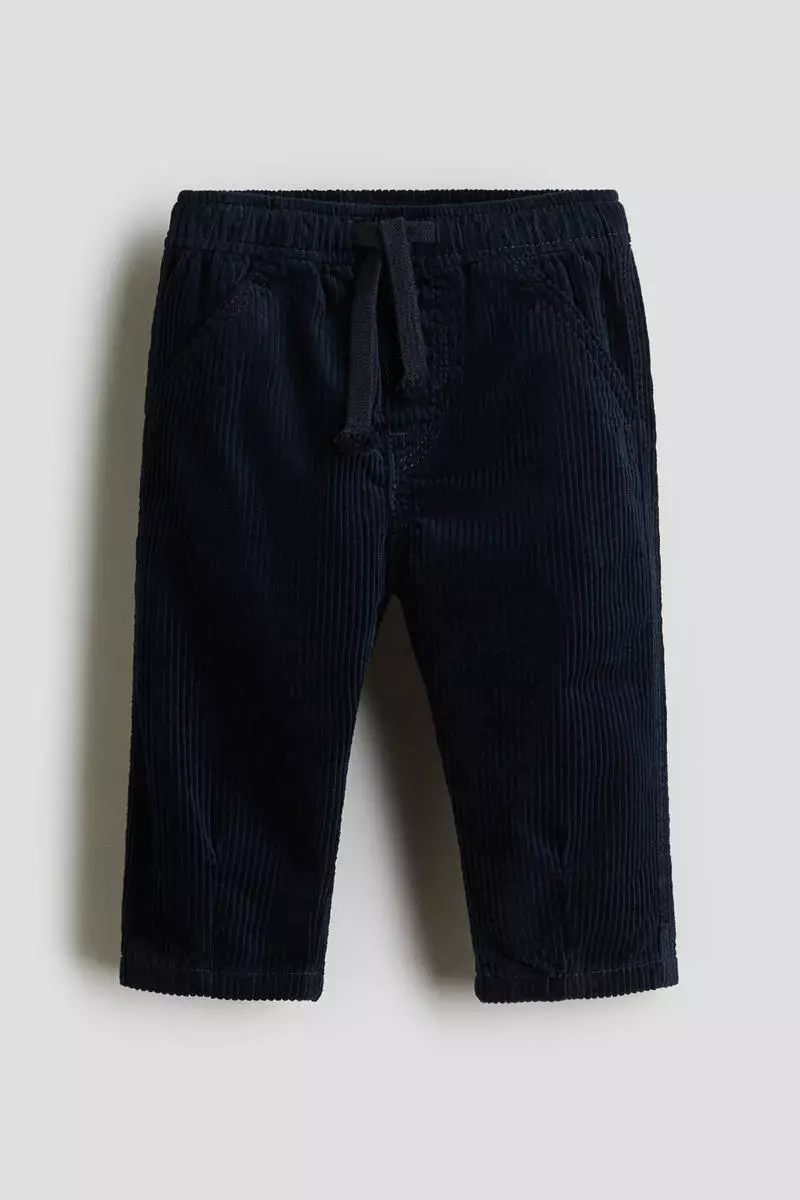 Cotton corduroy trousers