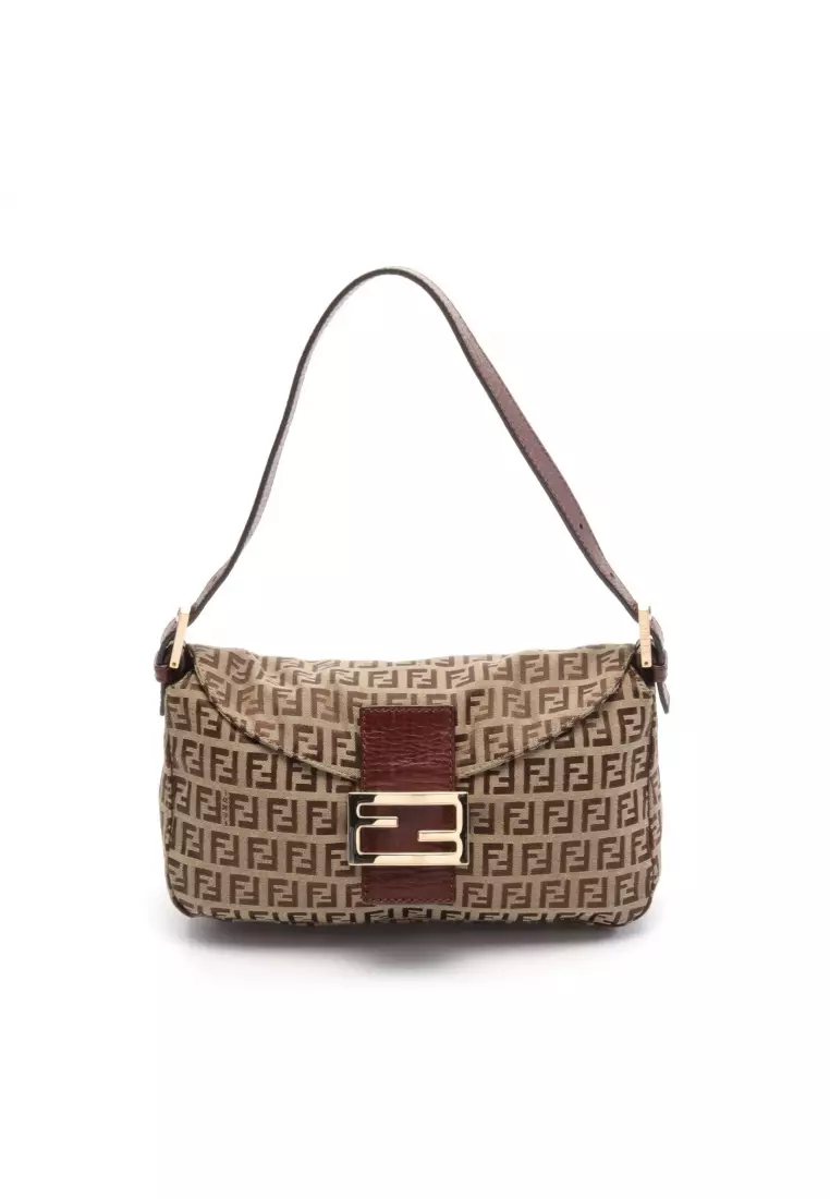 Fendi zucchino deals crossbody bag