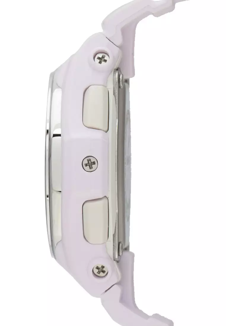 Casio BABY-G Jam Tangan Wanita - Pink Silver - Resin - BGA-100ST-4ADR