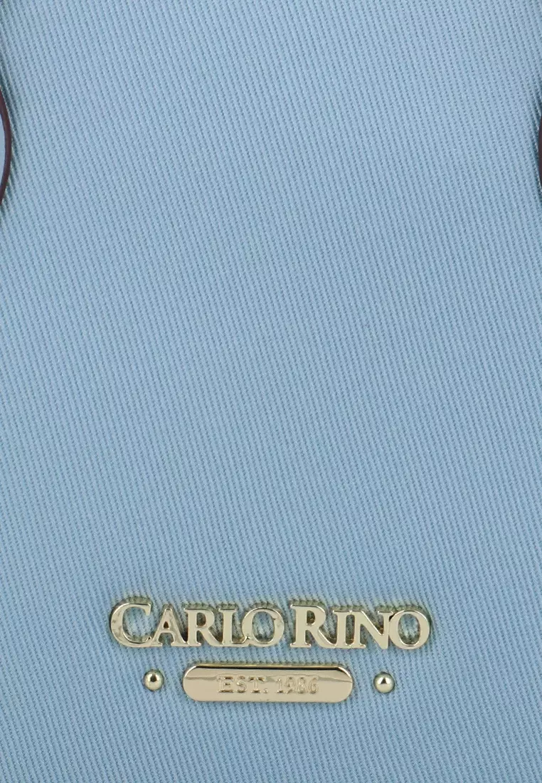 Bowie Nylon Handbag S - Turquoise