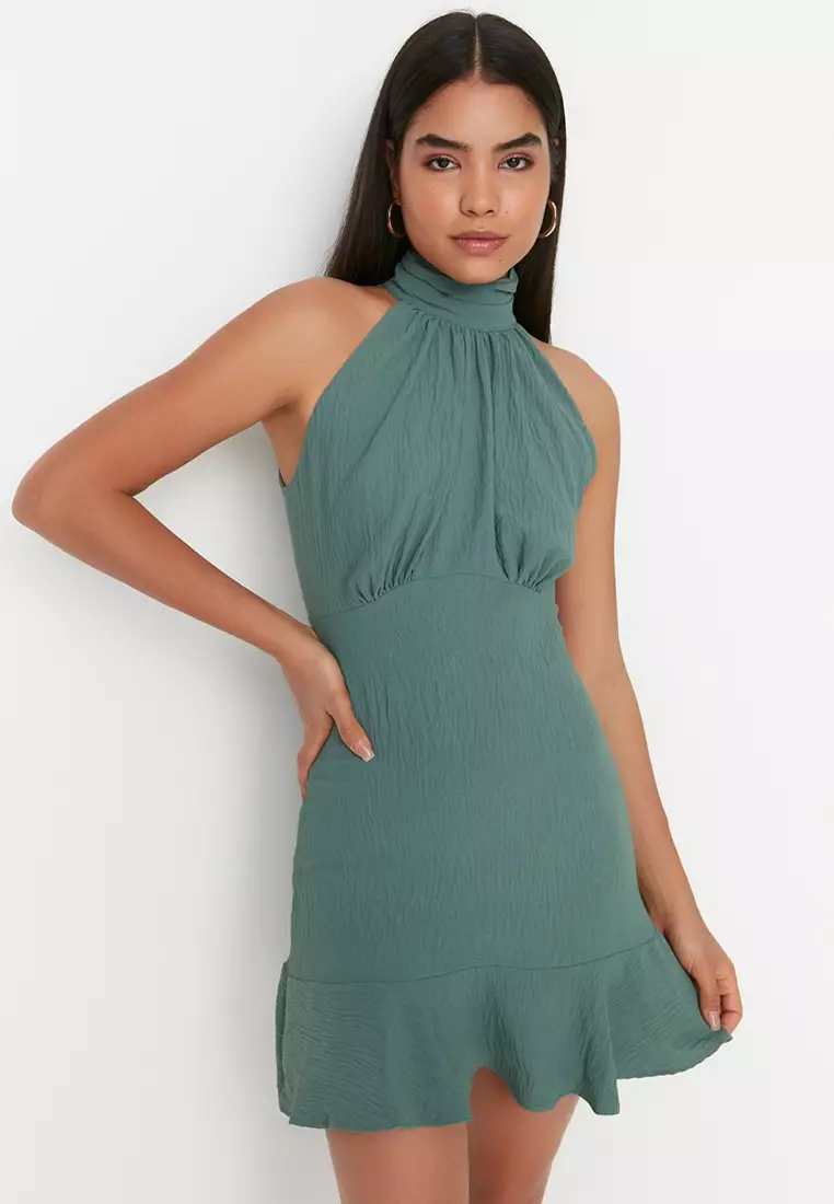Mini Halter Neck Dress