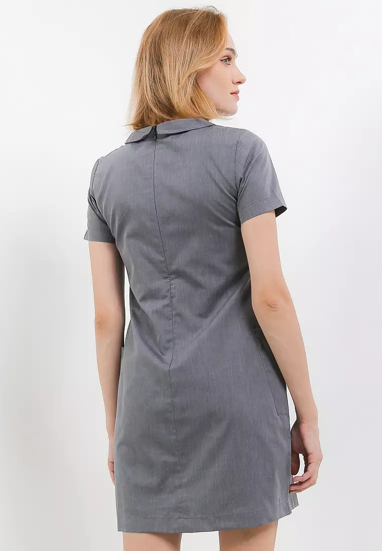 Witina Dress In Grey