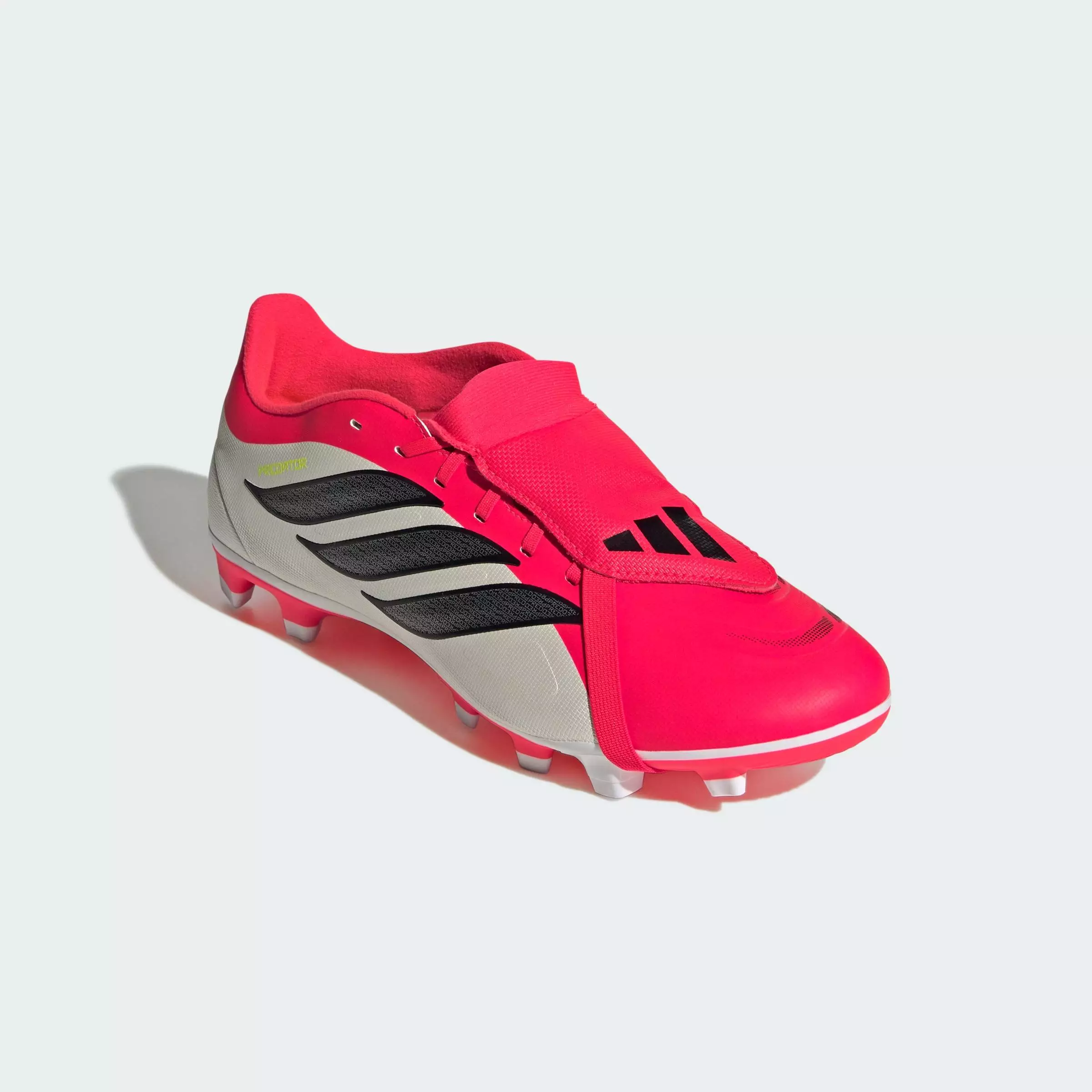 Football Predator Club Fold-Over Tongue Firm Ground/Multi Ground Football Boots Unisex Red JS0346