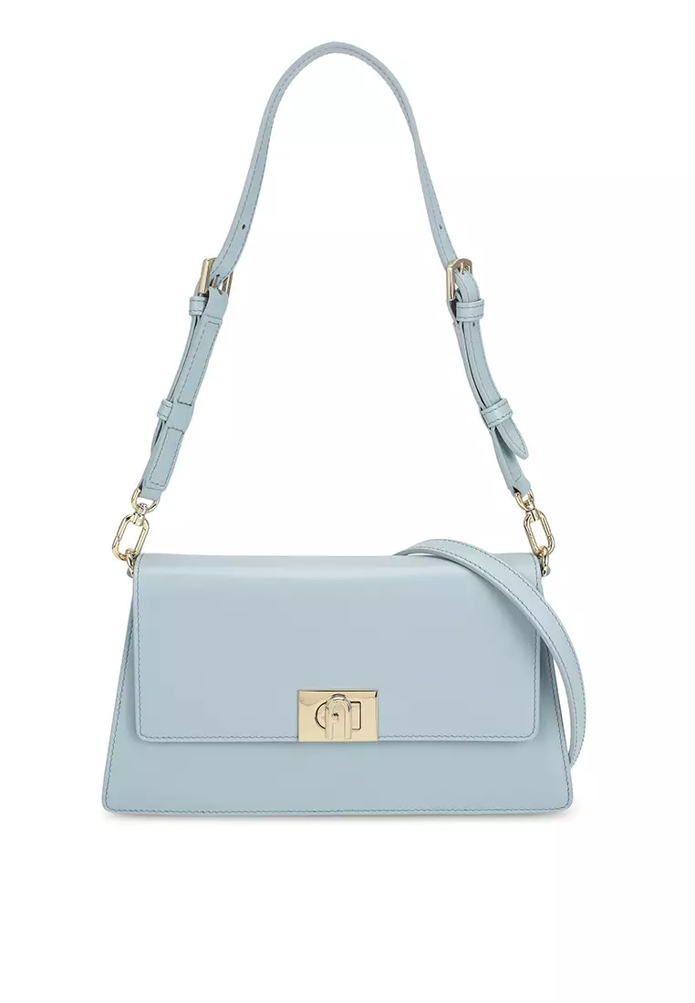 Furla coral saffiano crossbody bag outlet