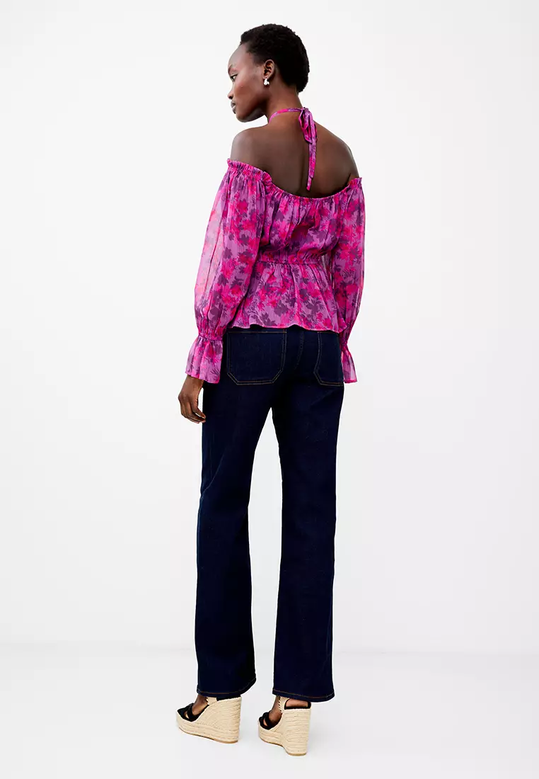 ARLA HALLIE CRINKLE BLOUSE