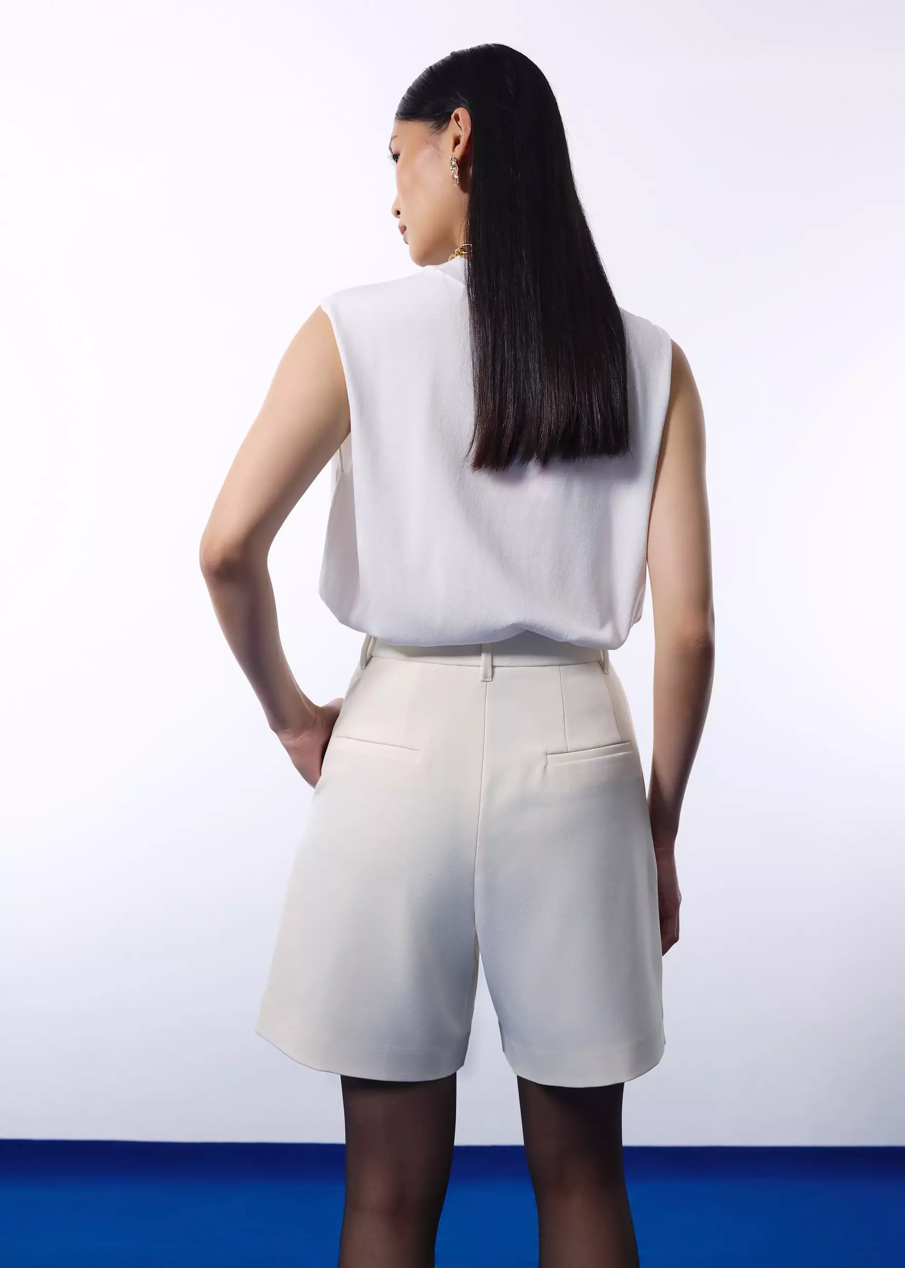 Celana Pendek Wanita - Lana Tailored High Waist Shorts