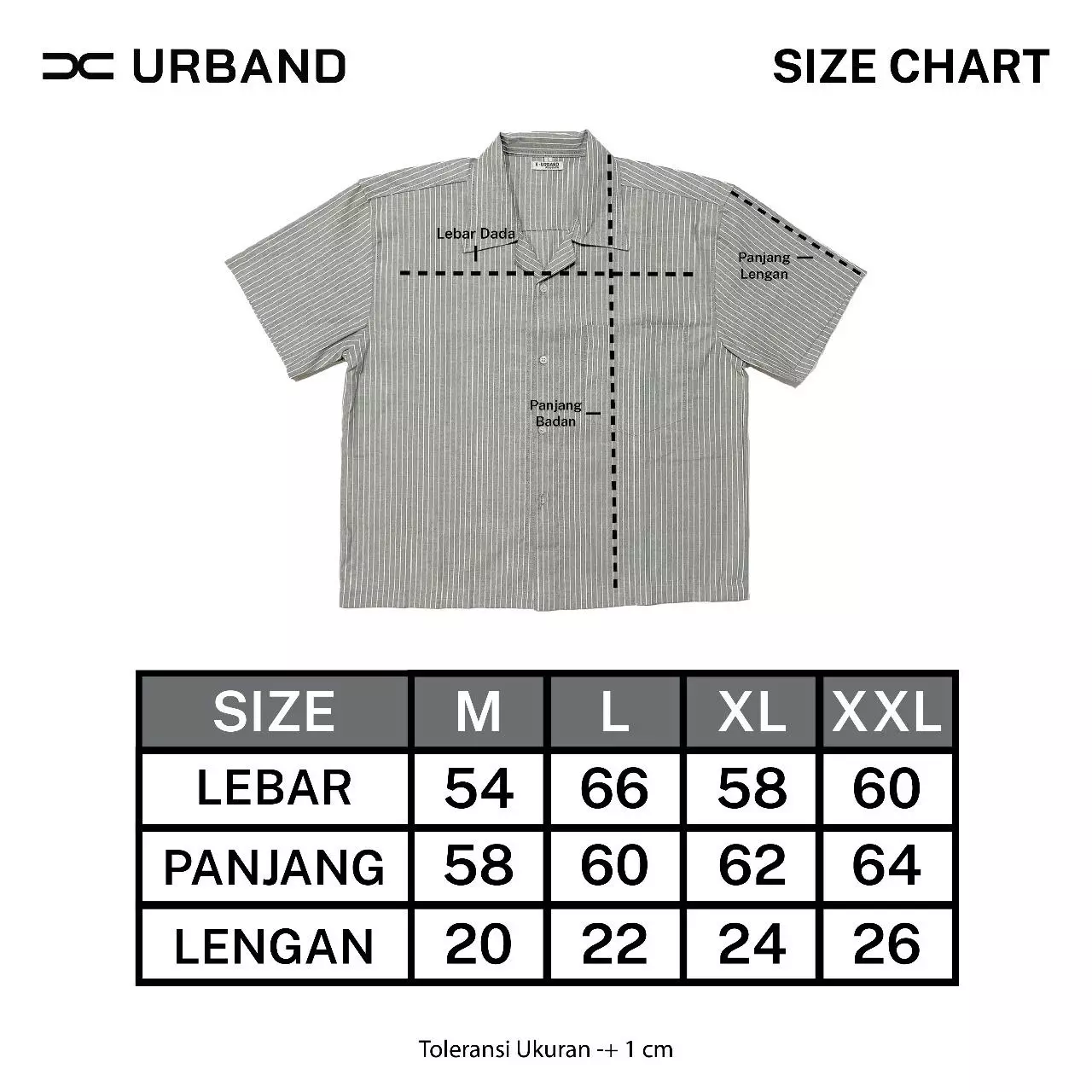 Short Shirts Boxy Stripe Unisex