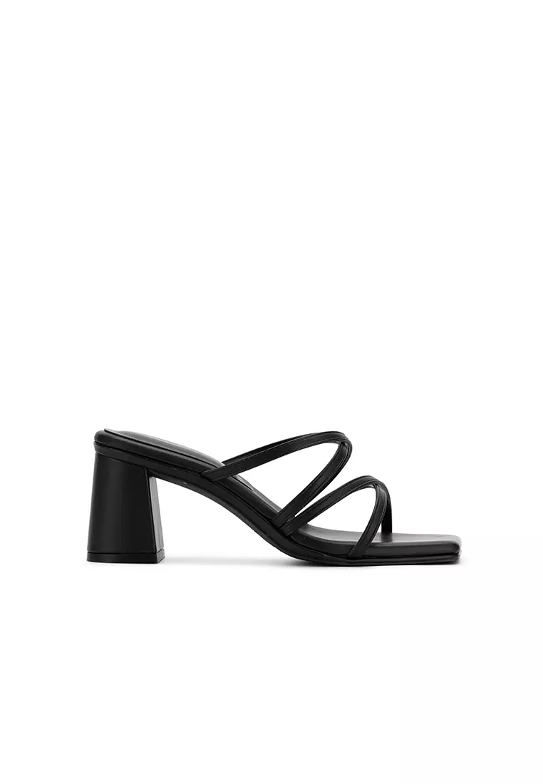 CLOUDFOAM MULTI-STRAP BLOCK HEEL SLIDES