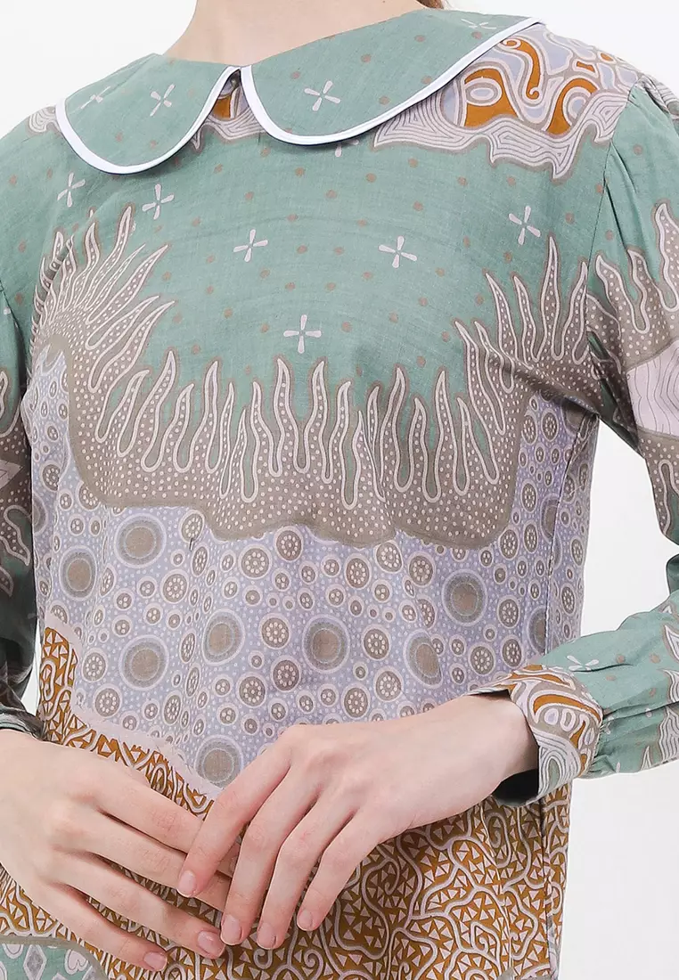 Turkey Blouse Batik Premium Wanita Casual Modern