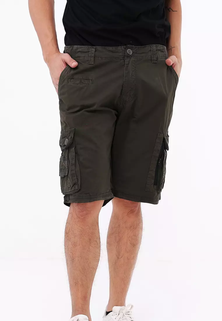 Cargo shorts tan clearance